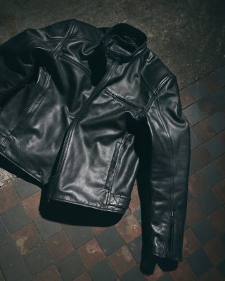 Broughton Motorcycle Jacket in Black.